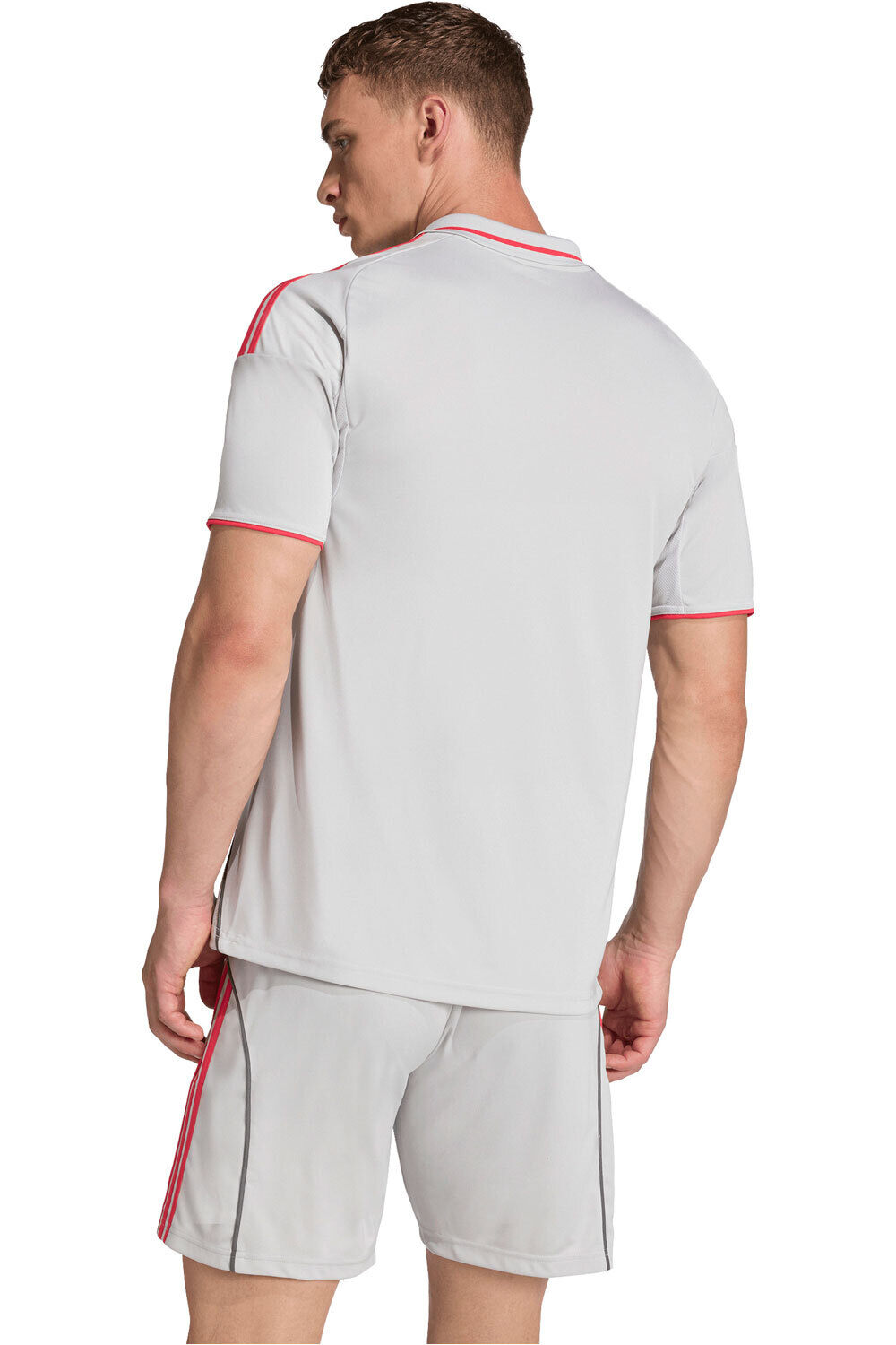 adidas camiseta de fútbol oficiales O.LYON 26 3 JSY vista trasera