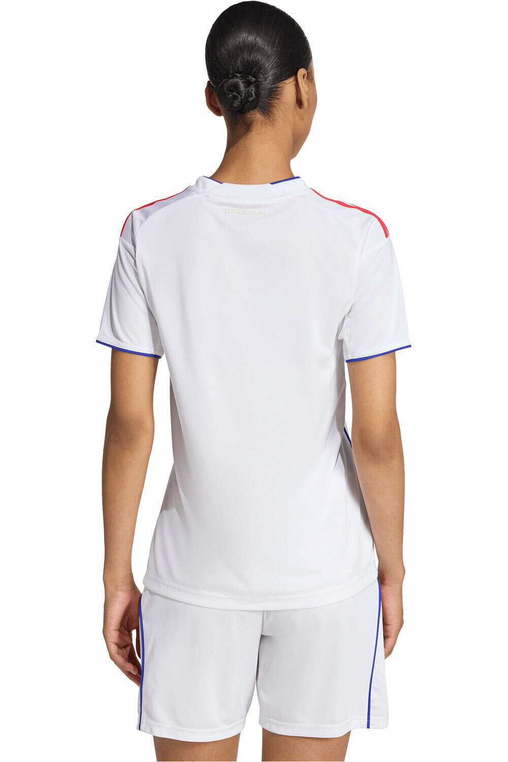 adidas camiseta de fútbol oficiales O.LYON 26L H JSY W vista trasera