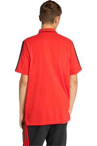 adidas camiseta de fútbol oficiales POLO BLGICA DNA vista trasera