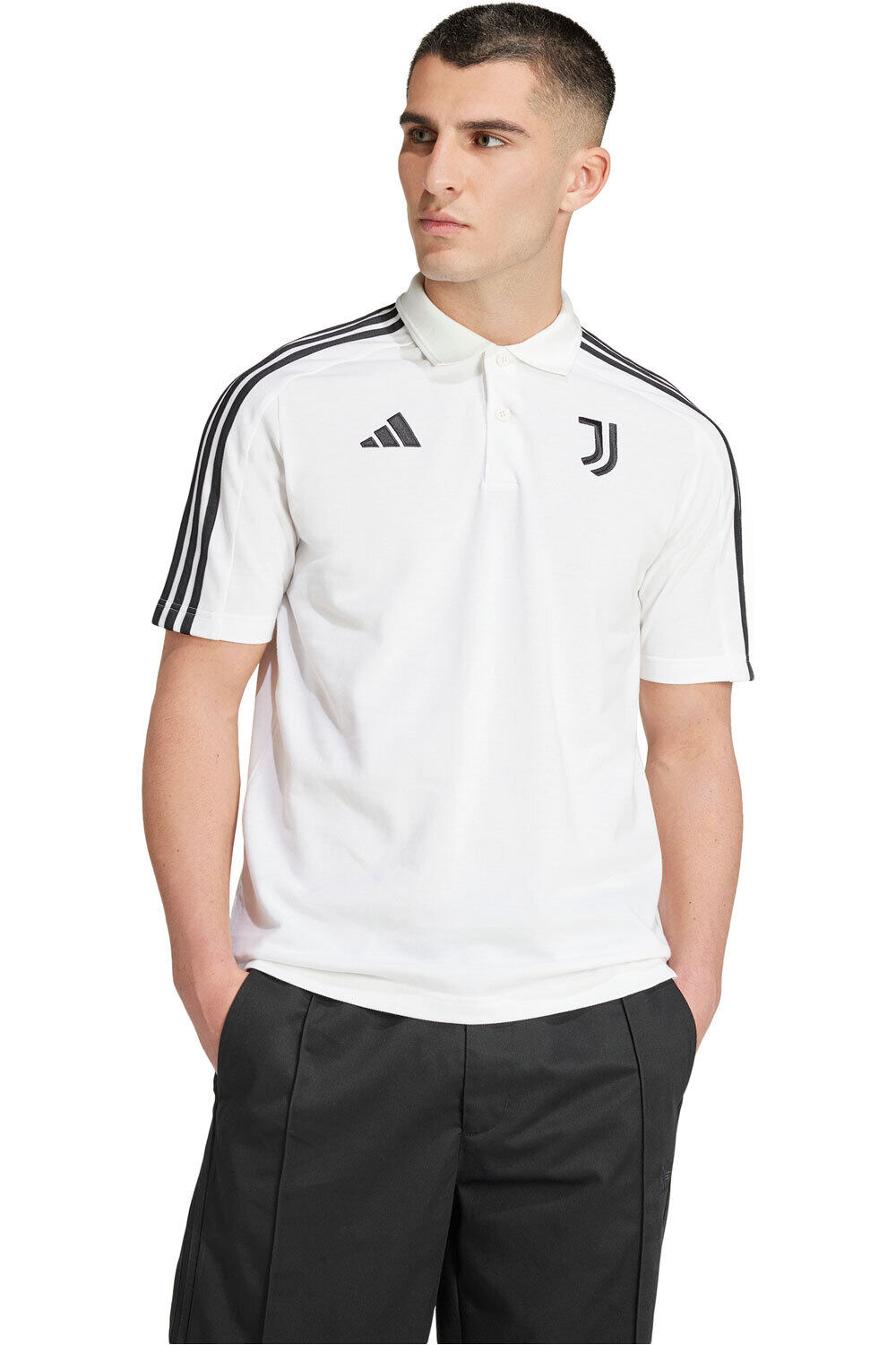 adidas camiseta de fútbol oficiales POLO JUVENTUS DNA vista frontal