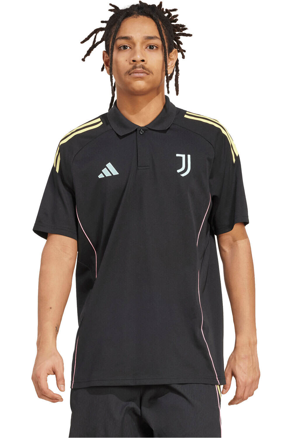 adidas camiseta de fútbol oficiales POLO JUVENTUS TIRO 25 COMPETITION vista frontal