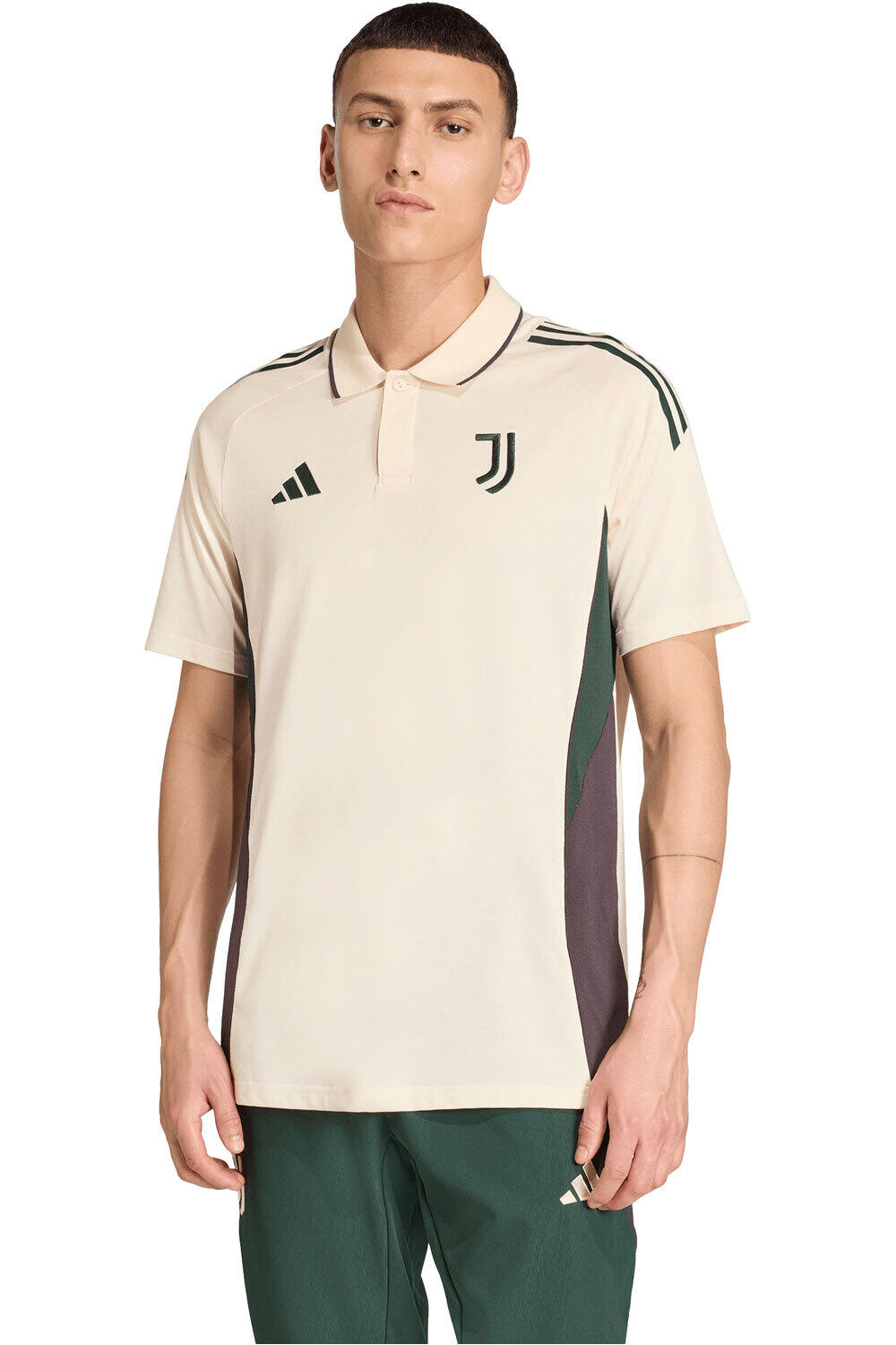 adidas camiseta de fútbol oficiales POLO JUVENTUS TIRO 25 COMPETITION vista frontal