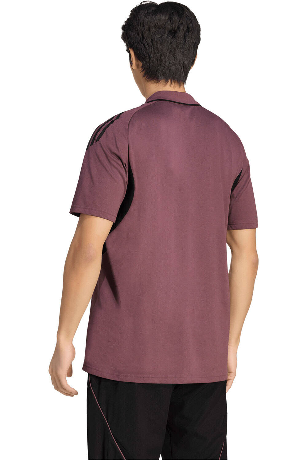 adidas camiseta de fútbol oficiales POLO REAL MADRID TIRO 25 COMPETITION vista trasera