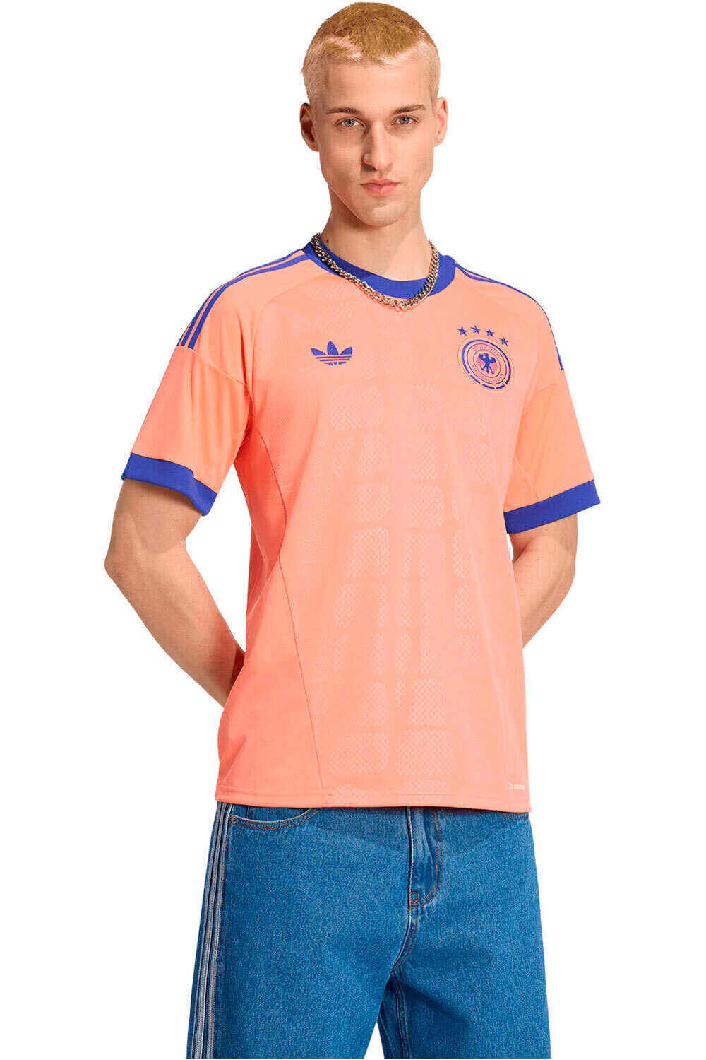 adidas camiseta de fútbol oficiales PORTERO 2 EQUIPACIN ALEMANIA 26 vista frontal