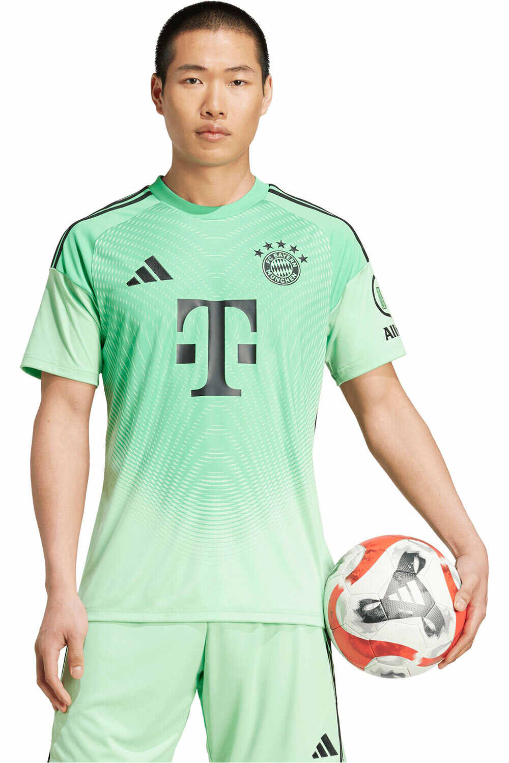 adidas camiseta de fútbol oficiales PORTERO FC BAYERN 25/26 vista frontal
