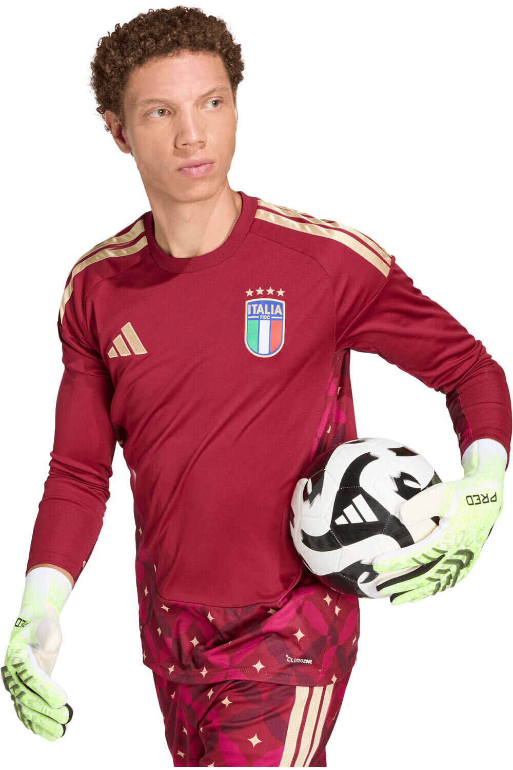 adidas camiseta de fútbol oficiales PORTERO PRIMERA EQUIPACIN ITALIA 26 03