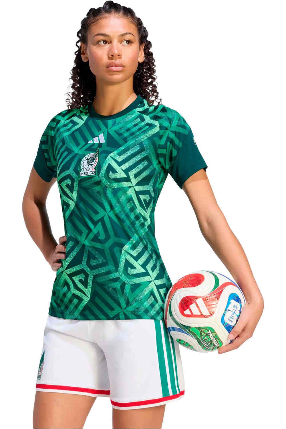 adidas camiseta de fútbol oficiales PRIMERA EQUIPACION 26 MEXICO vista frontal