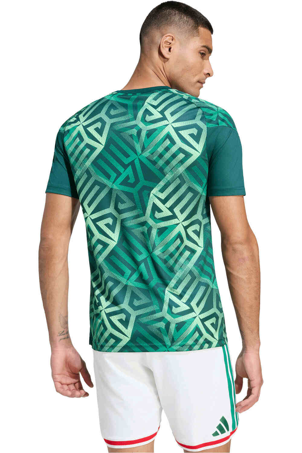 adidas camiseta de fútbol oficiales PRIMERA EQUIPACION 26 MEXICO vista trasera