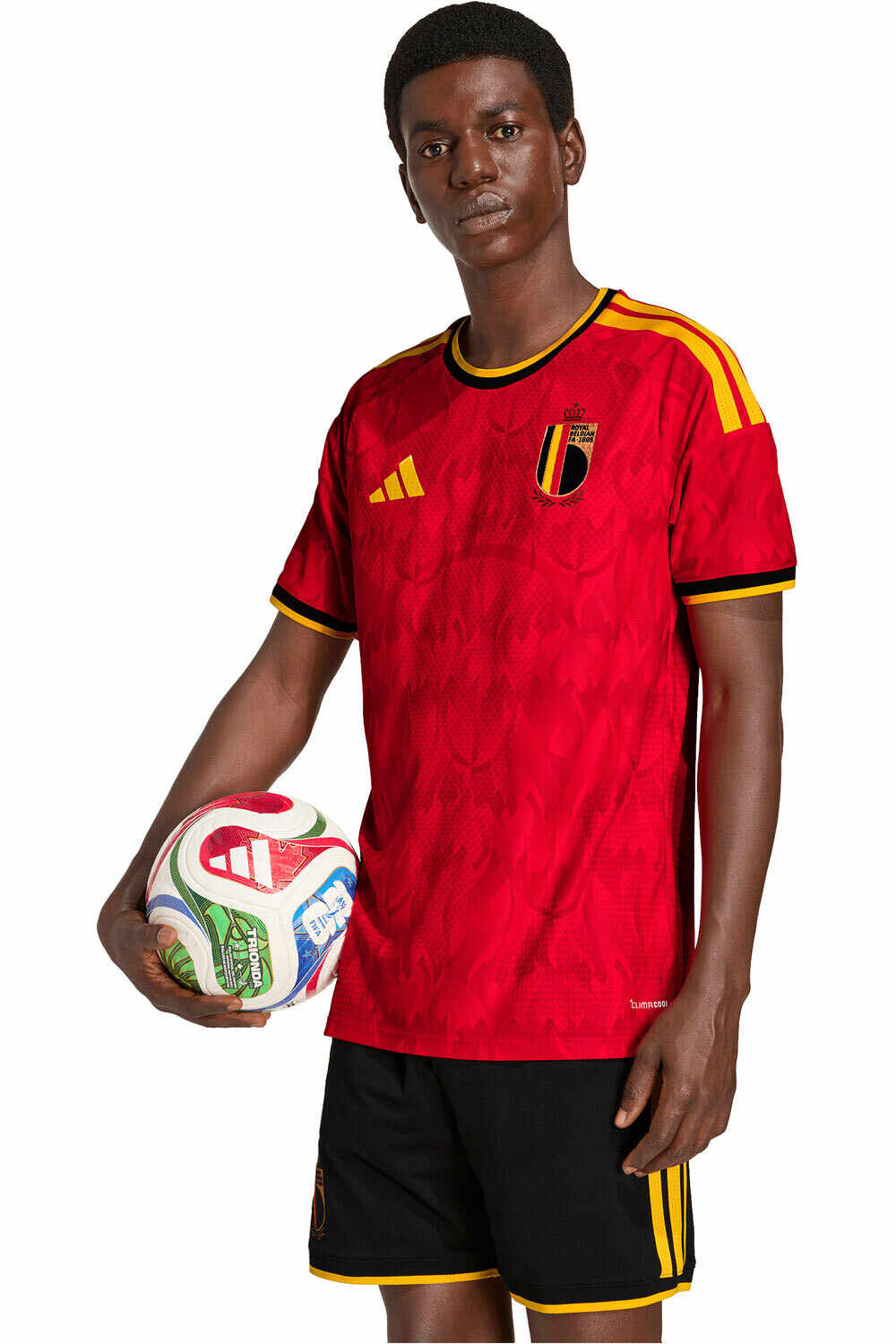 adidas camiseta de fútbol oficiales PRIMERA EQUIPACION BELGICA 26 OFICIAL vista frontal