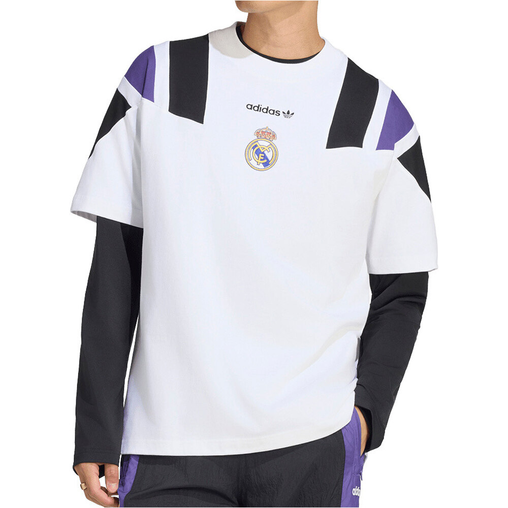 adidas camiseta de fútbol oficiales REAL EQT TEE vista detalle
