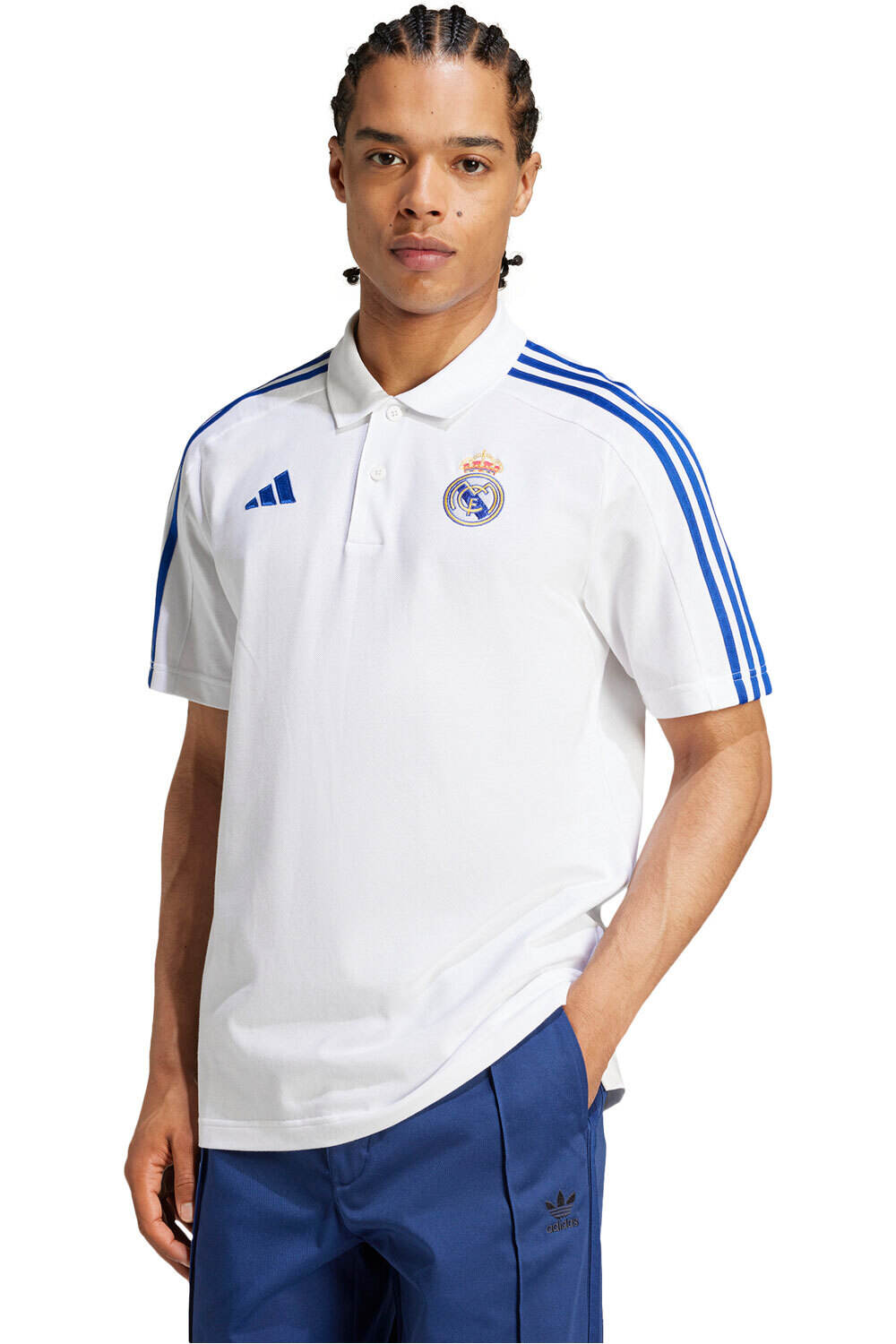 adidas camiseta de fútbol oficiales REAL MADRID DNA vista frontal