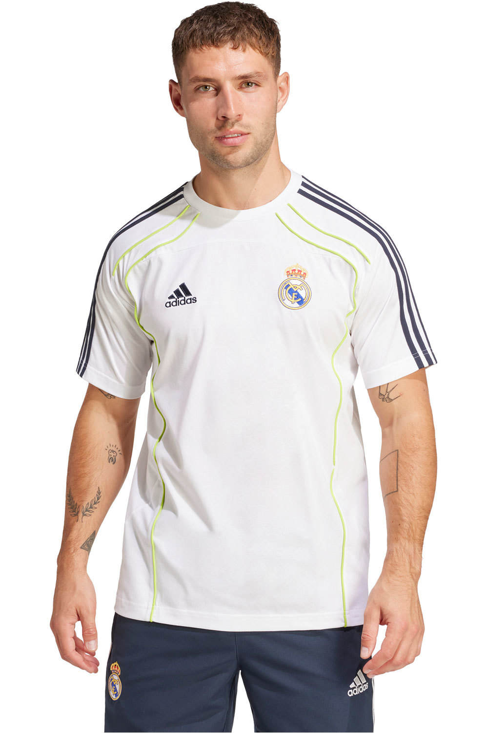 adidas camiseta de fútbol oficiales Real Madrid UBP vista frontal