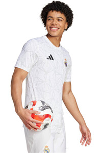adidas camiseta de fútbol oficiales R.MADRID 25 PREMATCH vista detalle