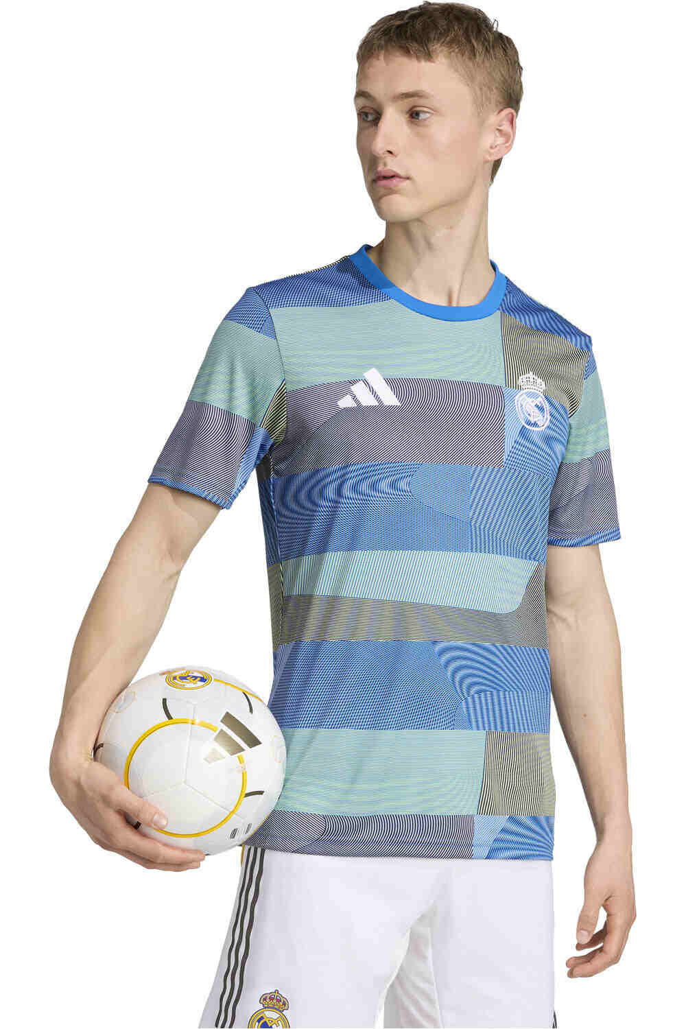 adidas camiseta de fútbol oficiales R.MADRID 26 PRESHI vista detalle