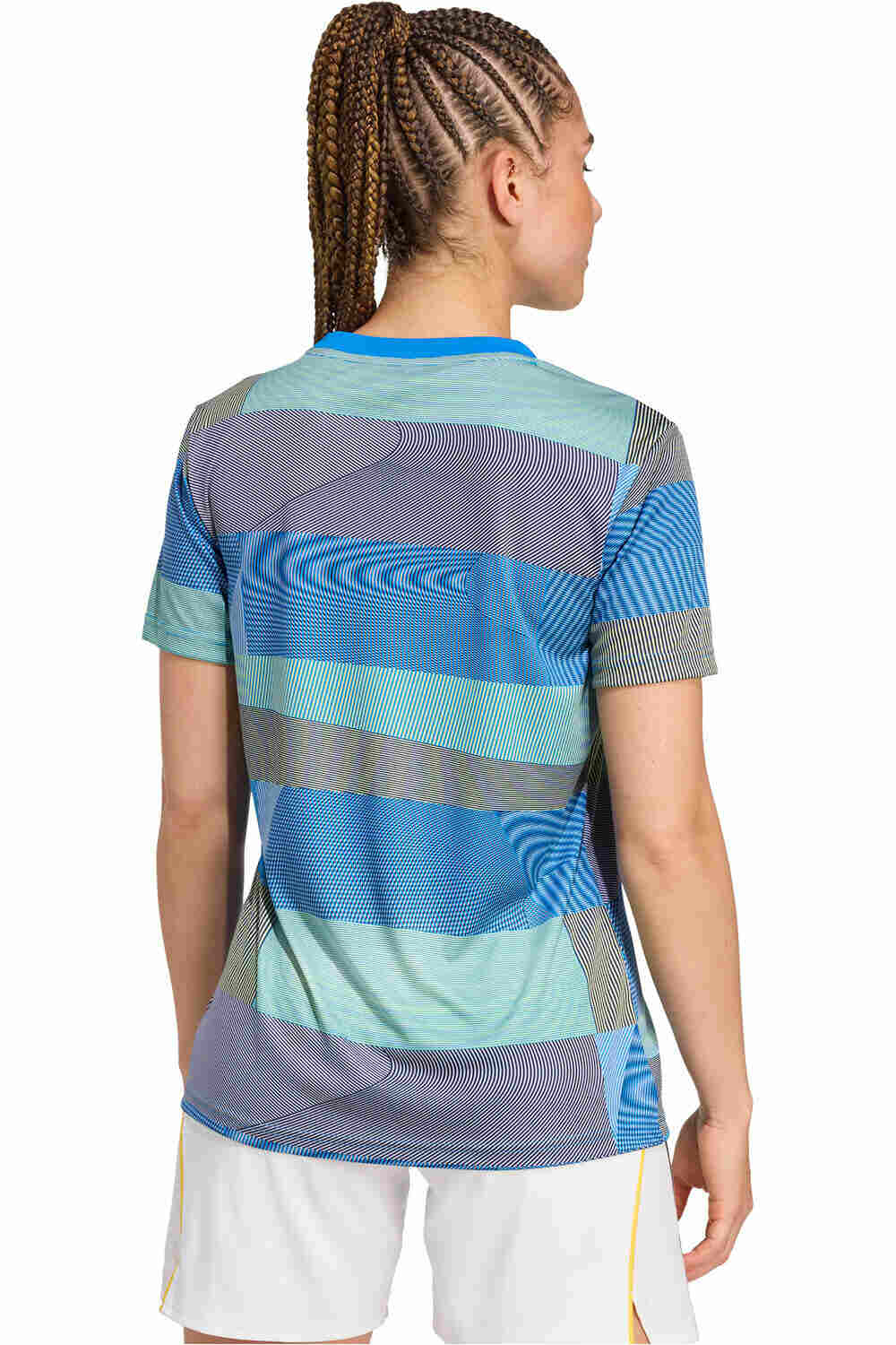 adidas camiseta de fútbol oficiales R.MADRID 26 PRESHI W vista trasera