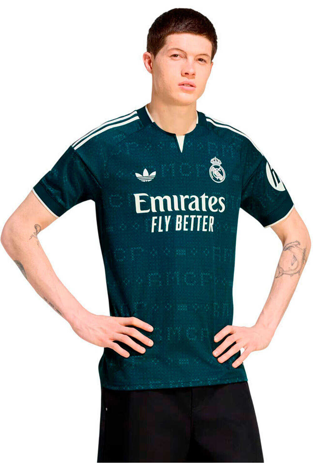 adidas camiseta de fútbol oficiales R.MADRID 27 A JSY vista frontal