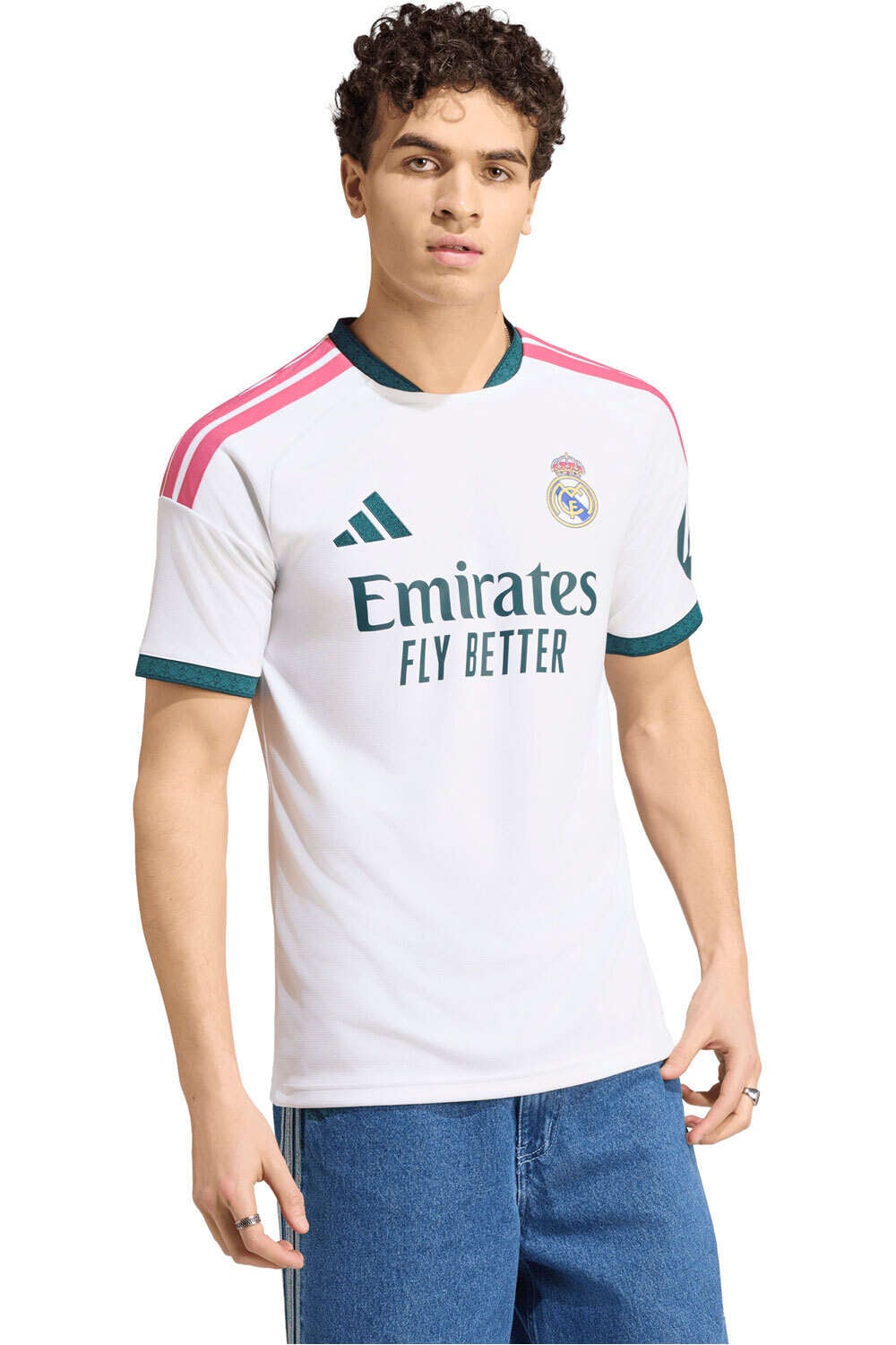 adidas camiseta de fútbol oficiales R.MADRID 27 H JSY vista frontal