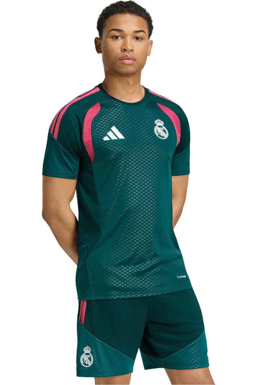 adidas camiseta de fútbol oficiales R.MADRID 27 TR JSY vista frontal