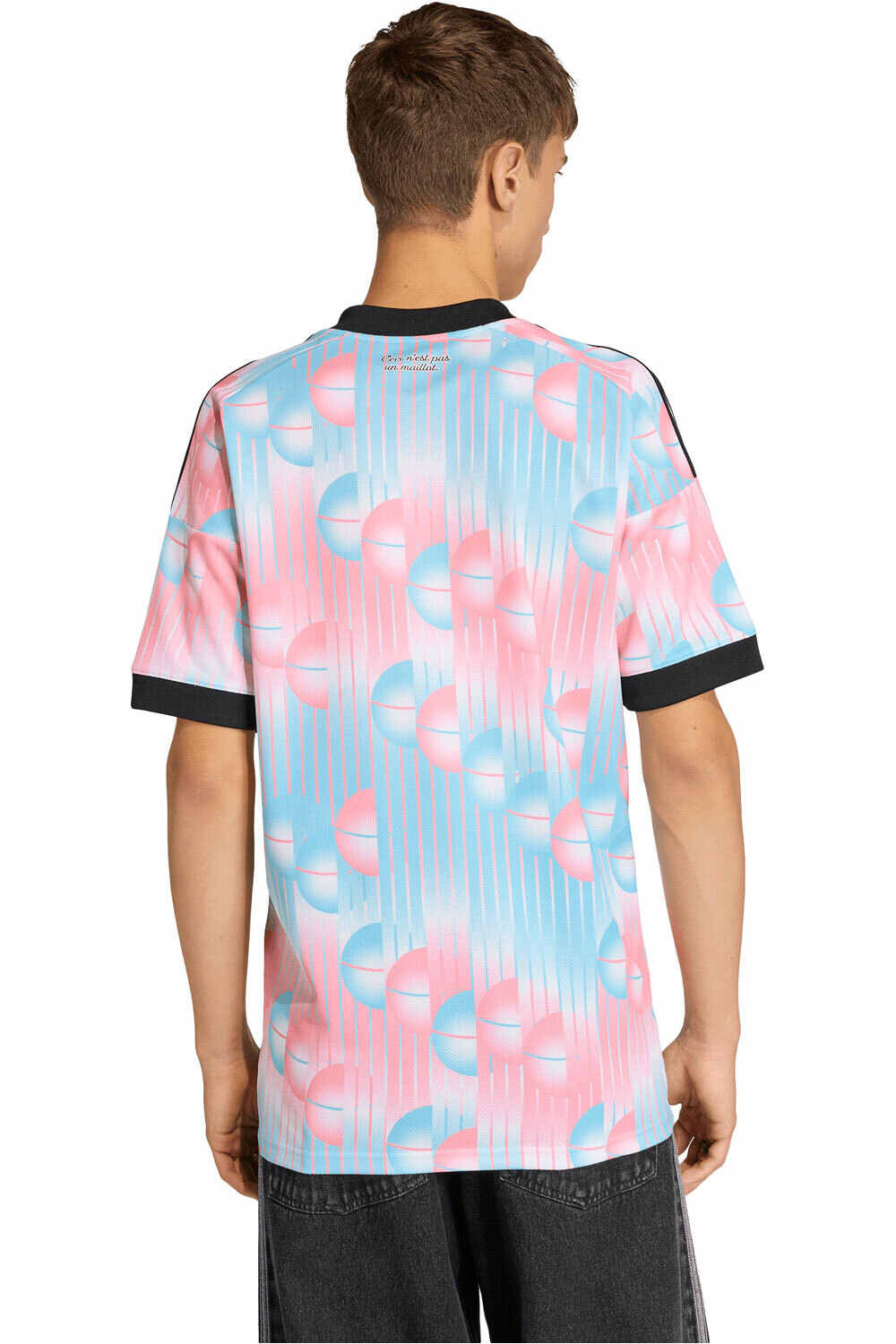 adidas camiseta de fútbol oficiales SEGUNDA EQUIPACION BELGICA 26 vista trasera