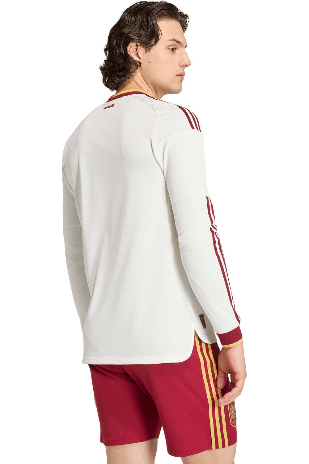 adidas camiseta de fútbol oficiales SEGUNDA EQUIPACION ESPANA 26 OFICIAL vista trasera