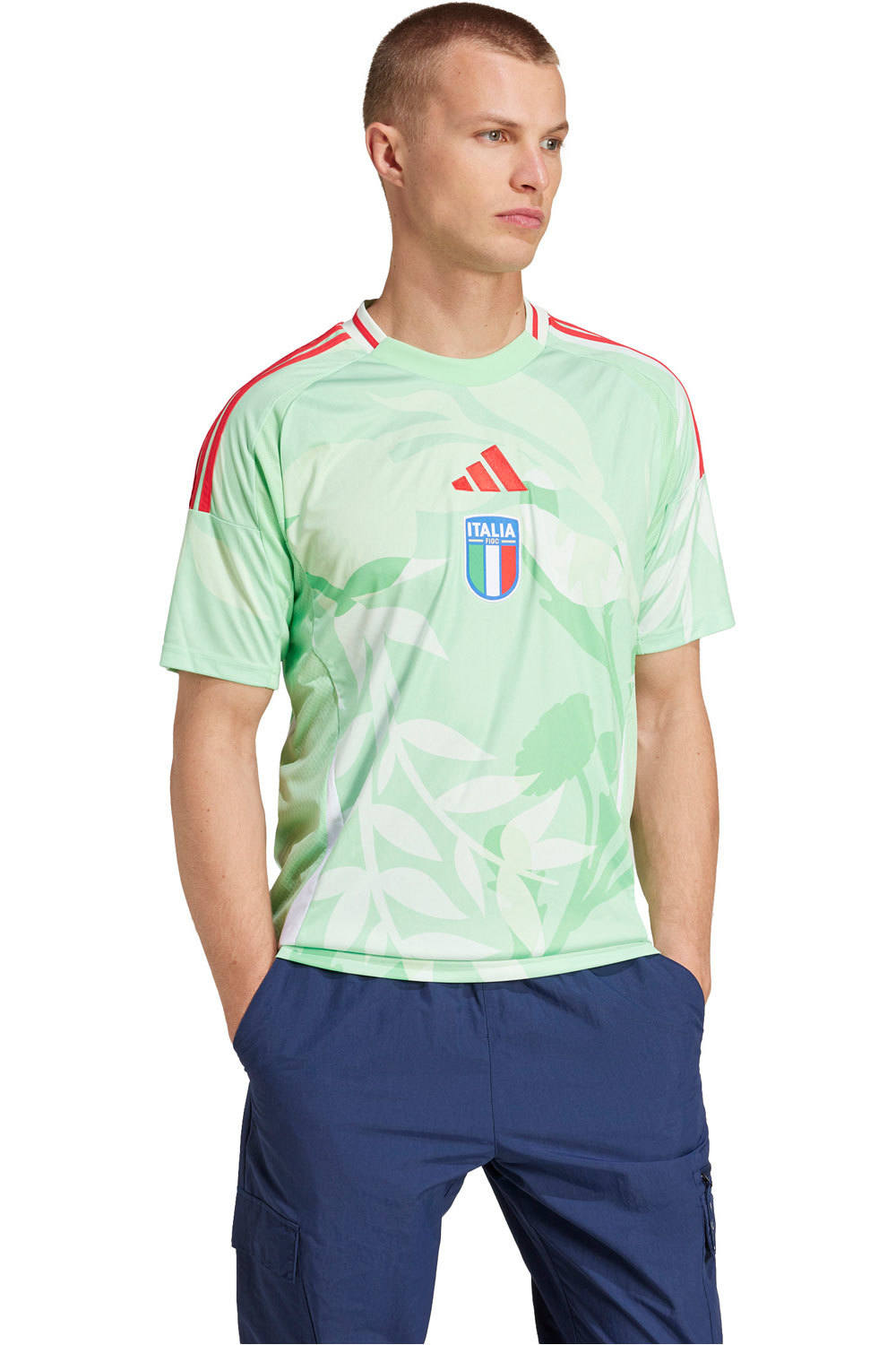 adidas camiseta de fútbol oficiales seleccin femenina Italia 25 away vista detalle