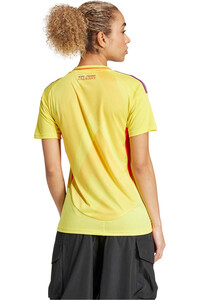 adidas camiseta de fútbol oficiales seleccion femenina Belgica 25 away vista trasera