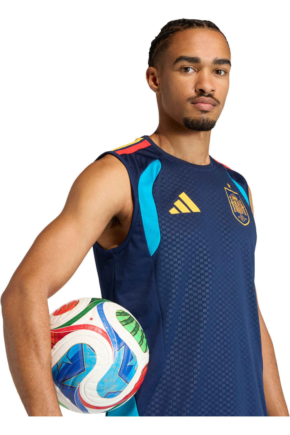 adidas camiseta de fútbol oficiales SIN MANGAS ESPAA 26 TIRO 03