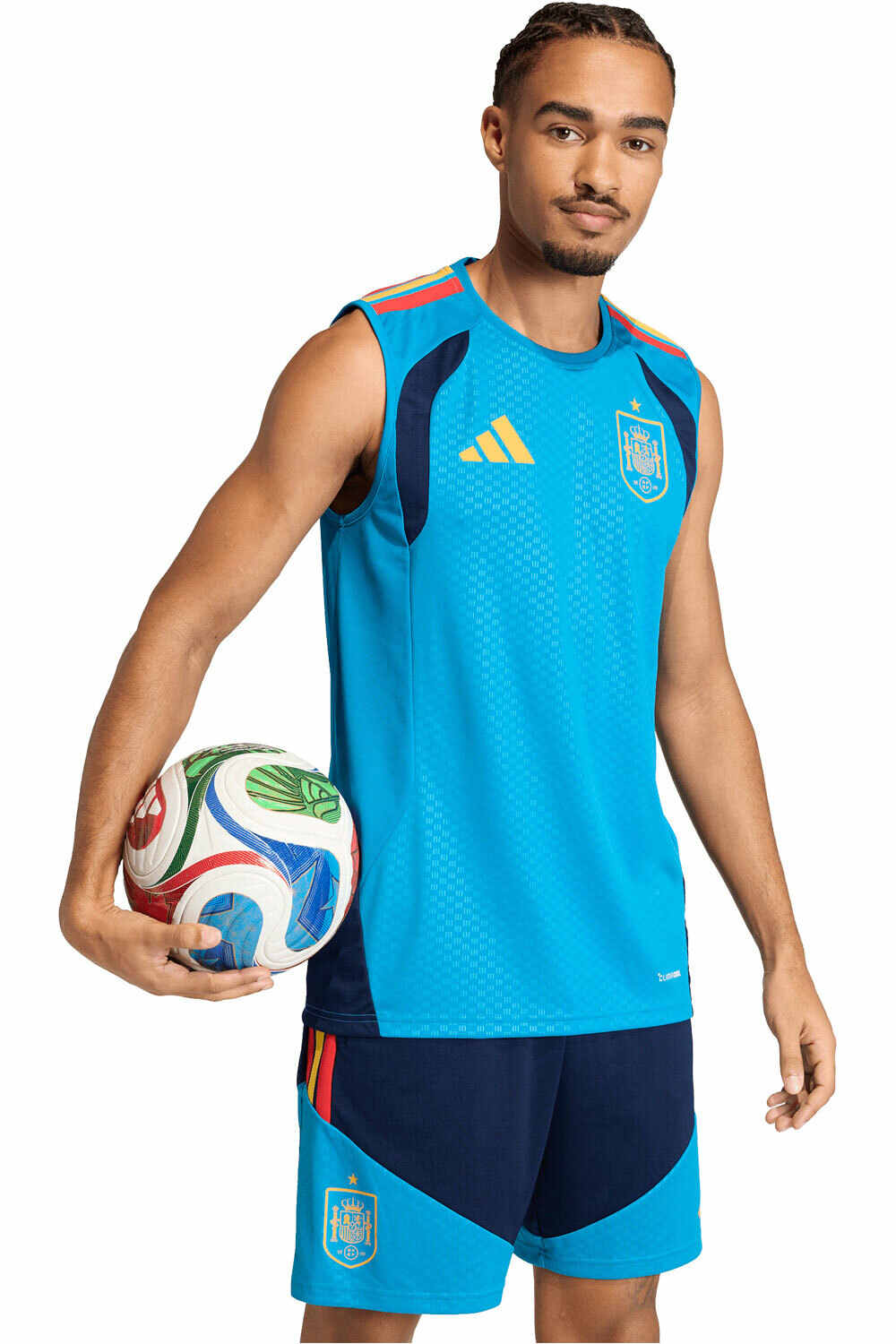 adidas camiseta de fútbol oficiales SIN MANGAS ESPAA 26 TIRO vista frontal