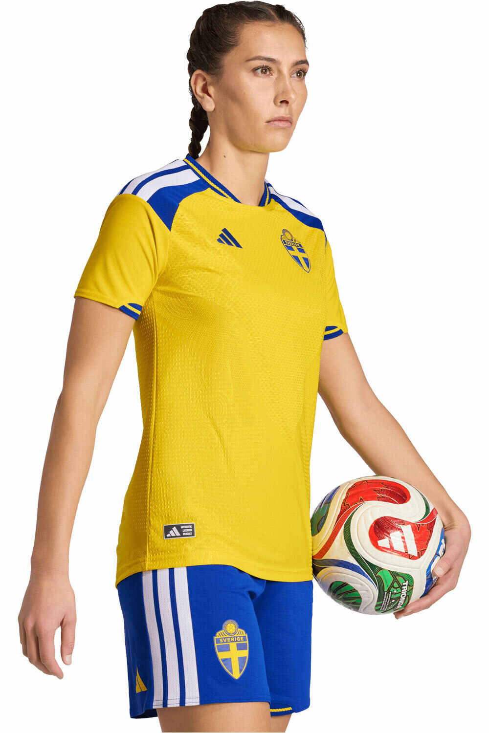 adidas camiseta de fútbol oficiales SUECIA 26 H JSY AU W vista frontal