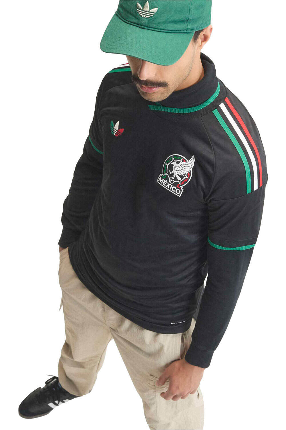 adidas camiseta de fútbol oficiales TERCERA EQUIPACION MEXICO 26 MUNDIAL vista trasera