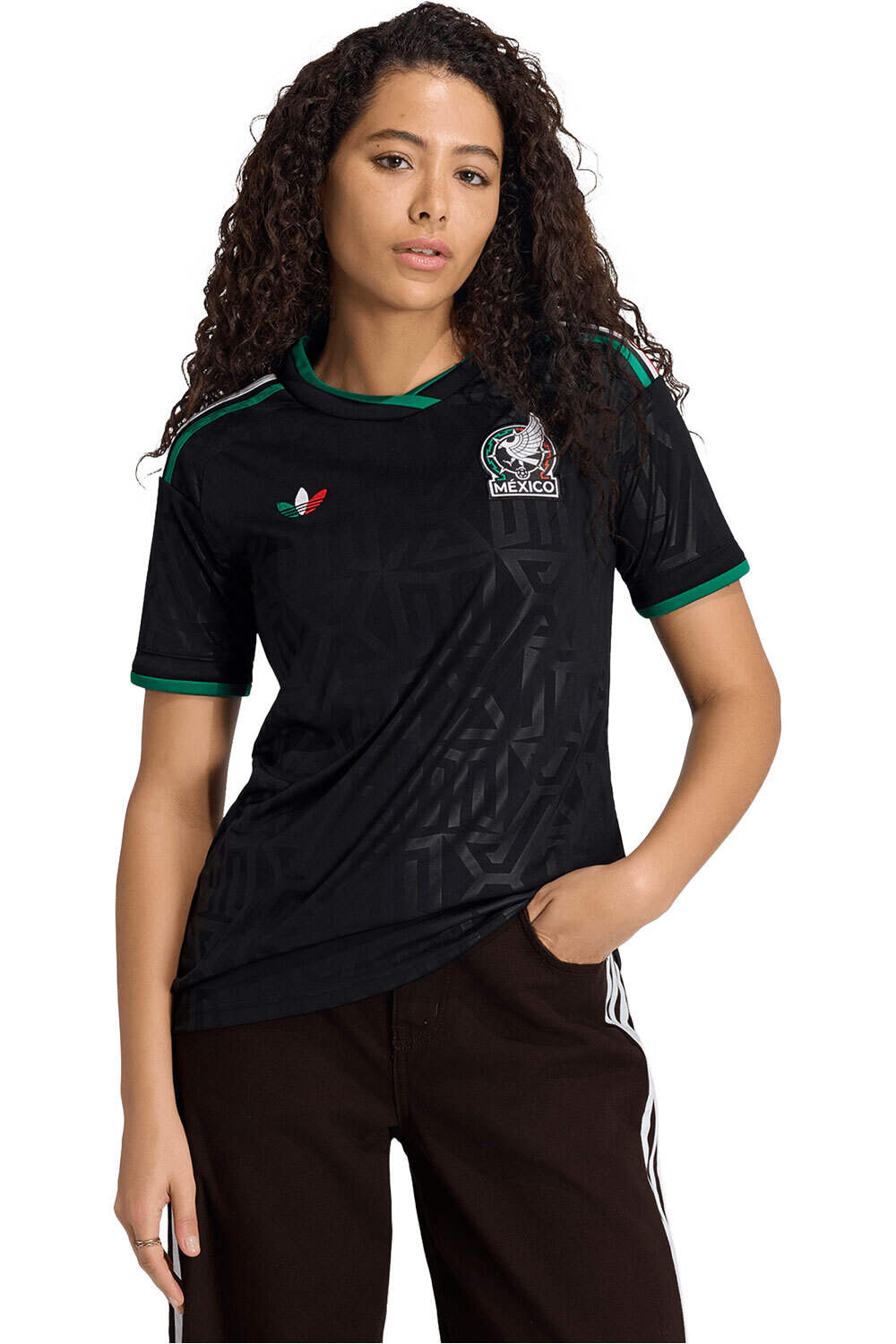 adidas camiseta de fútbol oficiales TERCERA EQUIPACION MUNDIAL MEXICO 26 vista frontal