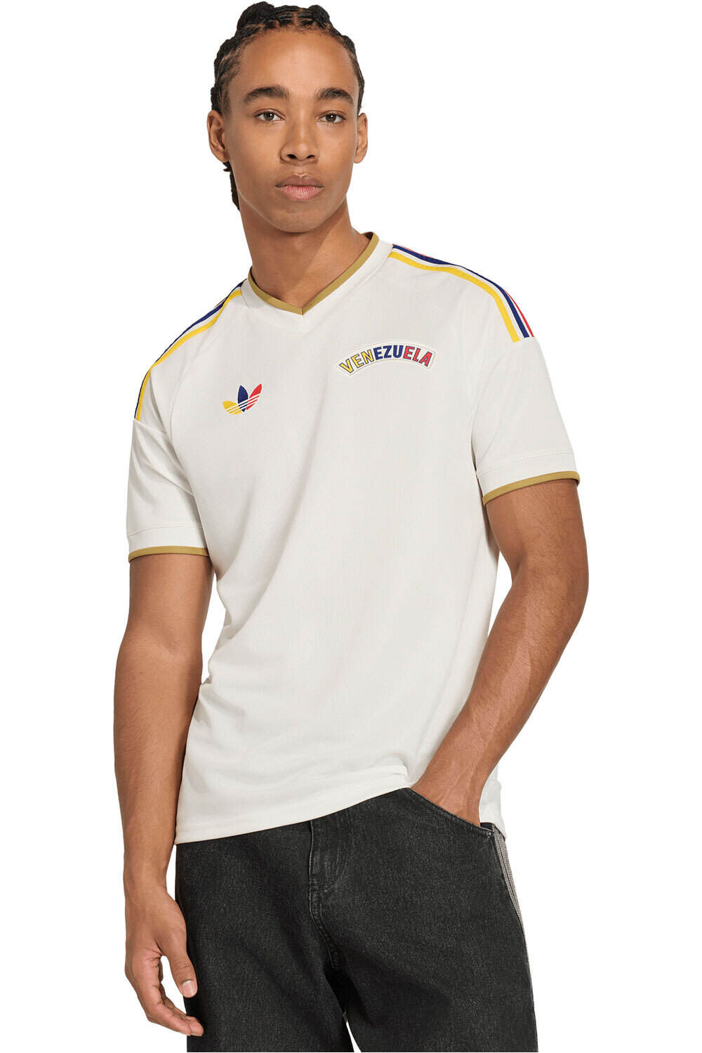adidas camiseta de fútbol oficiales VENEZUELA 26 SEGUNDA EQUIPACIN vista frontal