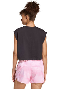 adidas camiseta entrenamiento manga corta mujer ADI365 ESSENTIALS vista trasera