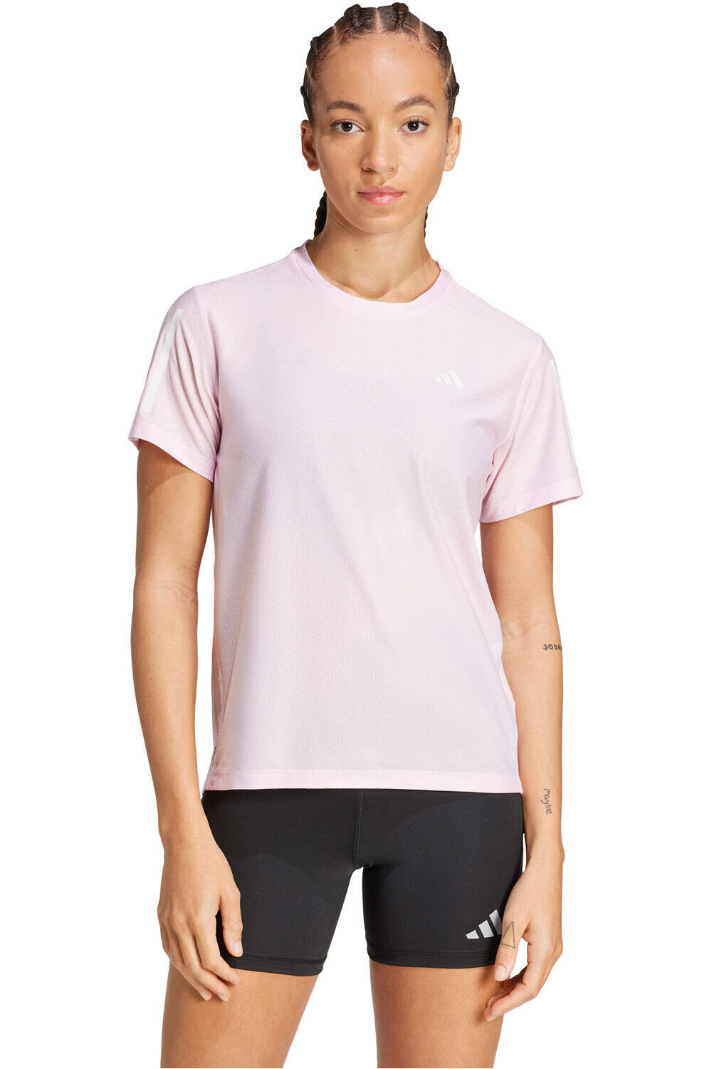 adidas camiseta entrenamiento manga corta mujer OTR B TEE vista frontal