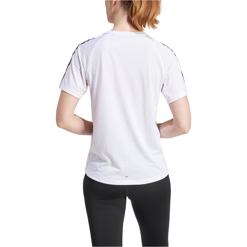 adidas camiseta entrenamiento manga corta mujer OTR E 3S TEE vista trasera