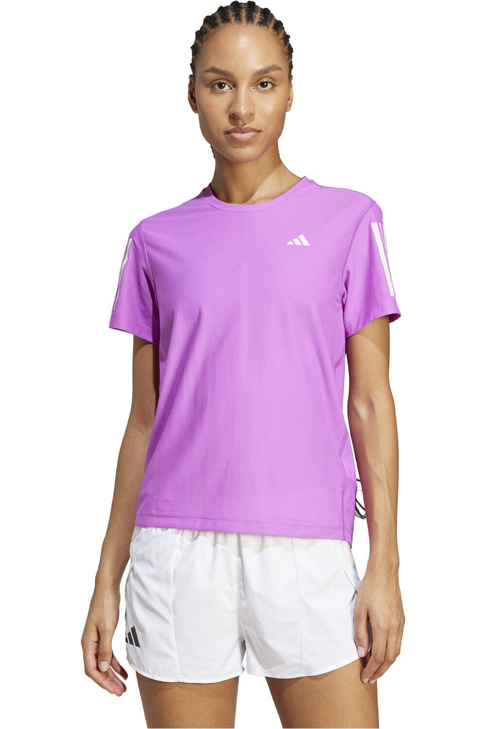 adidas camiseta entrenamiento manga corta mujer Own The Run vista frontal