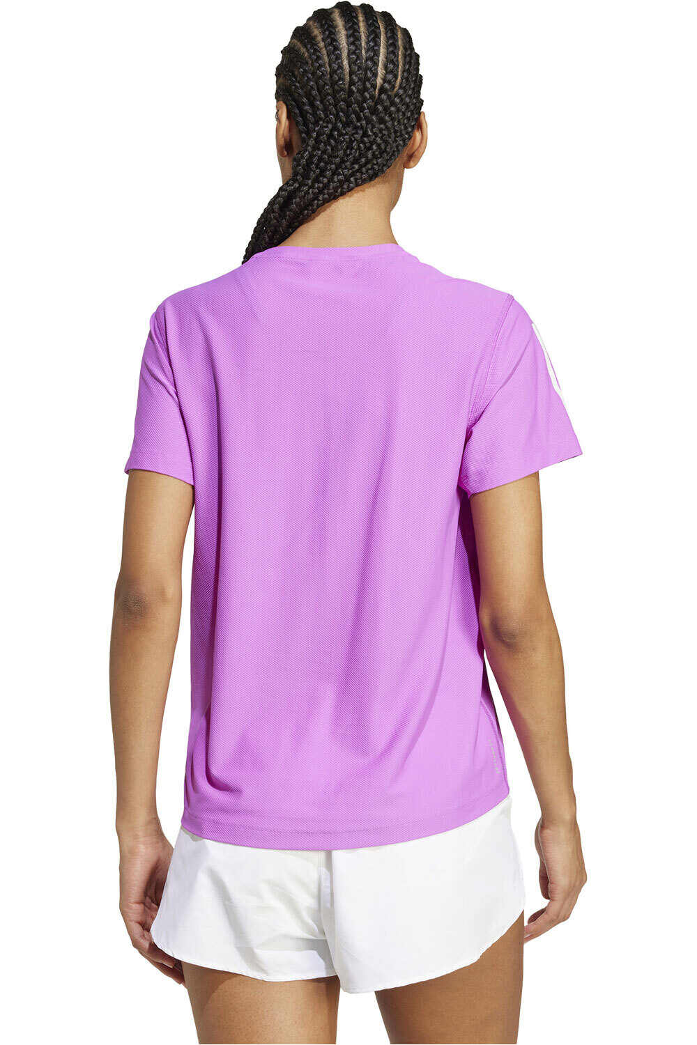 adidas camiseta entrenamiento manga corta mujer Own The Run vista trasera