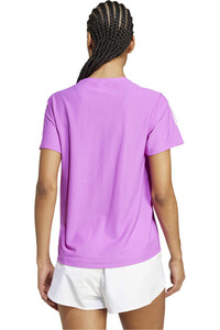 adidas camiseta entrenamiento manga corta mujer Own The Run vista trasera