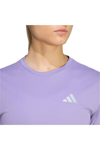 adidas camiseta entrenamiento manga corta mujer Run Ess Tee W vista detalle