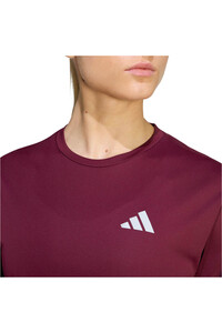 adidas camiseta entrenamiento manga corta mujer Run Ess Tee W vista detalle