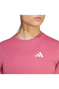 adidas camiseta entrenamiento manga corta mujer Run Ess Tee W vista detalle