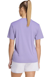 adidas camiseta entrenamiento manga corta mujer Run Ess Tee W vista trasera