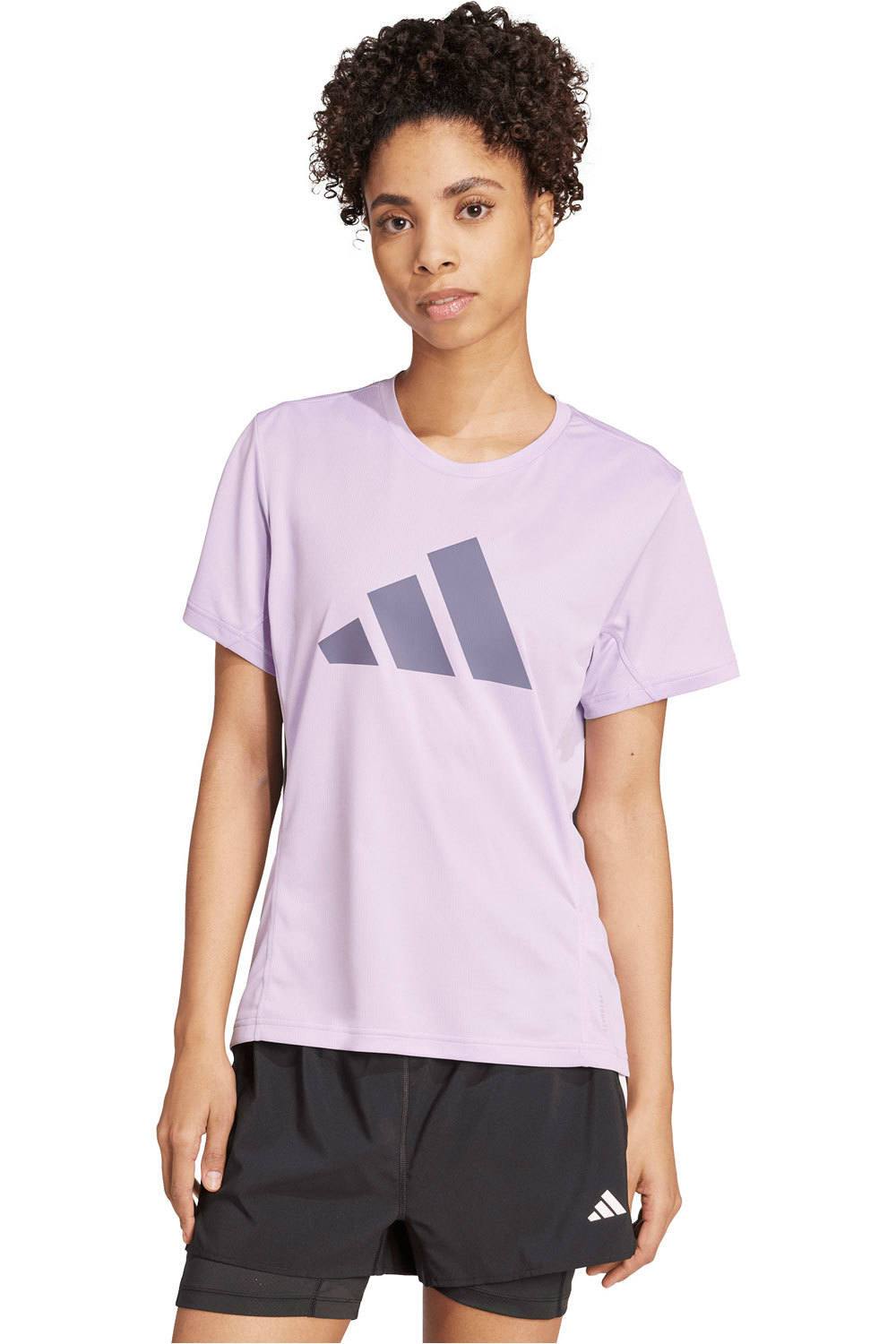 adidas camiseta entrenamiento manga corta mujer RUN IT TEE vista frontal