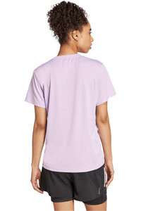 adidas camiseta entrenamiento manga corta mujer RUN IT TEE vista trasera