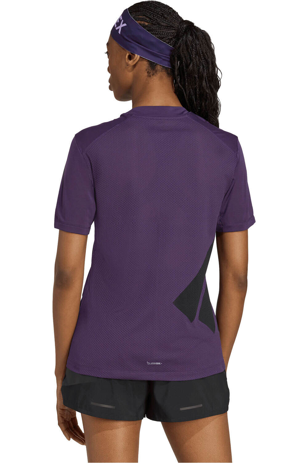 adidas camiseta entrenamiento manga corta mujer TERREX XPERIOR CLIMACOOL+ vista trasera