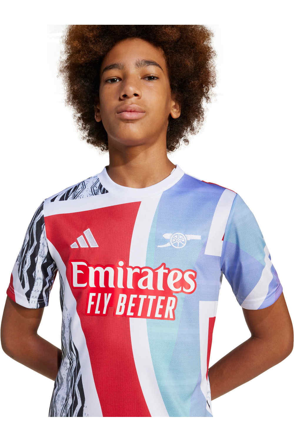 adidas camiseta entrenamiento niño Arsenal 24/25 vista detalle