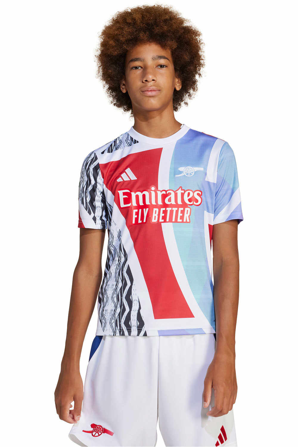 adidas camiseta entrenamiento niño Arsenal 24/25 vista frontal