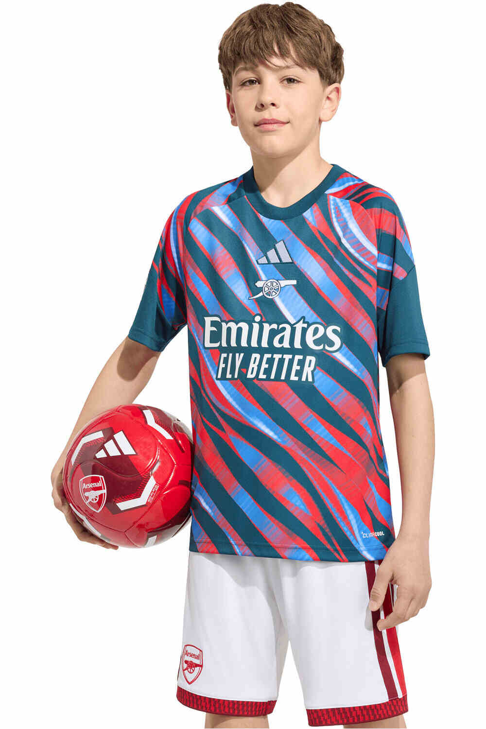 adidas camiseta entrenamiento niño ARSENAL 27 PRESHI Y vista frontal
