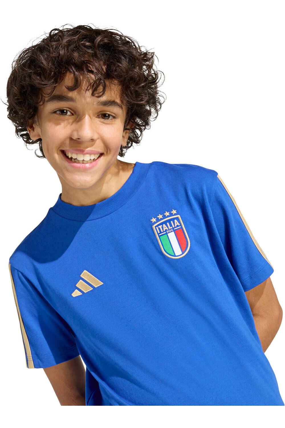 adidas camiseta entrenamiento niño ITALIA 26 KIDS TEE AZ 03