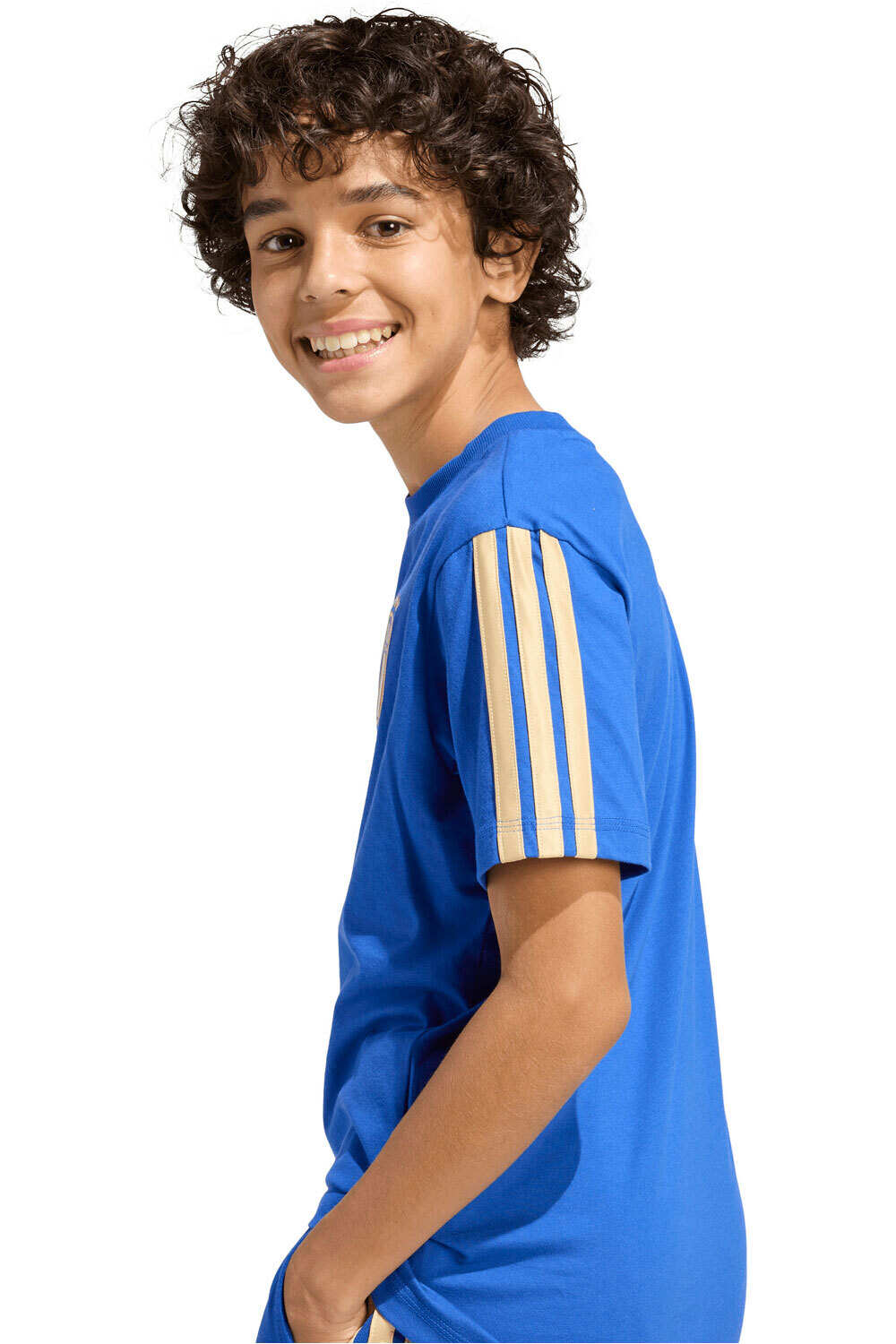 adidas camiseta entrenamiento niño ITALIA 26 KIDS TEE AZ vista detalle